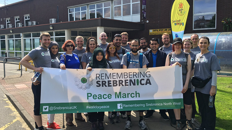Peace walk remembers the victims of Srebrenica