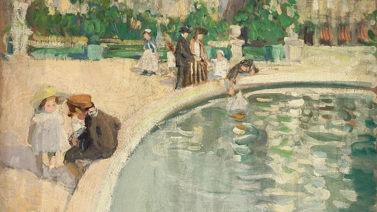 Martha Stettler: Aux tuileries, um 1910