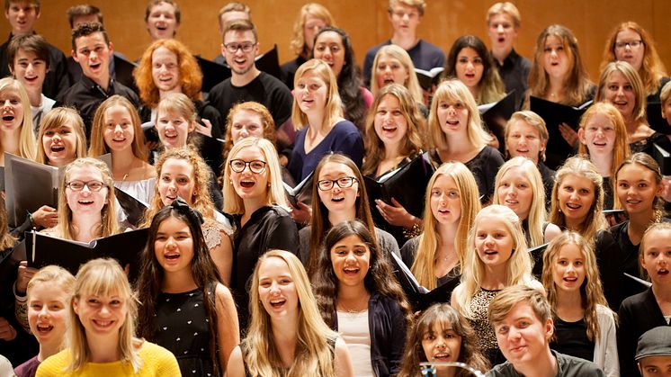 Höstlovskören i Göteborgs Konserthus. Foto: Kristin Lidell.
