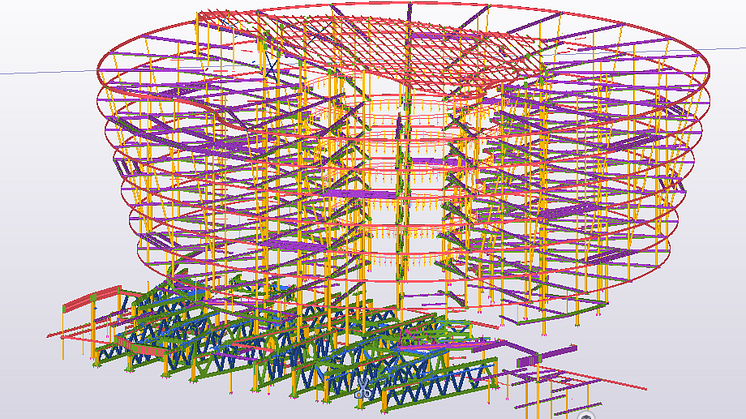 3D-modell Forskaren (Stålkonstruktion)