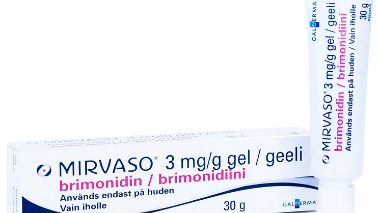 MIRVASO® (BRIMONIDIN) - DEN FÖRSTA OCH ENDA EU-GODKÄNDA BEHANDLINGEN MOT RODNAD I ANSIKTET VID ROSACEA