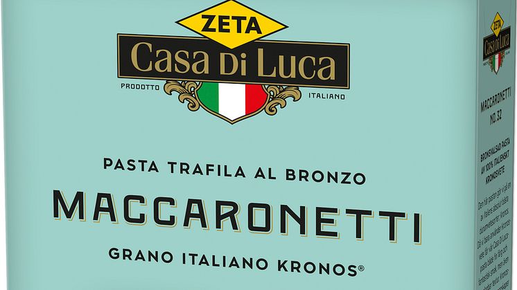 Zeta Maccaronetti - ny premiumpasta för unga pastakonnässörer (och deras föräldrar)