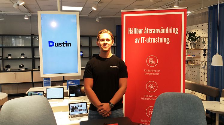 Värderingsman. Carl-Johan Stening på Inrego värderar de datorer, mobiler och andra IT-produkter som företag vill fasa ut.  