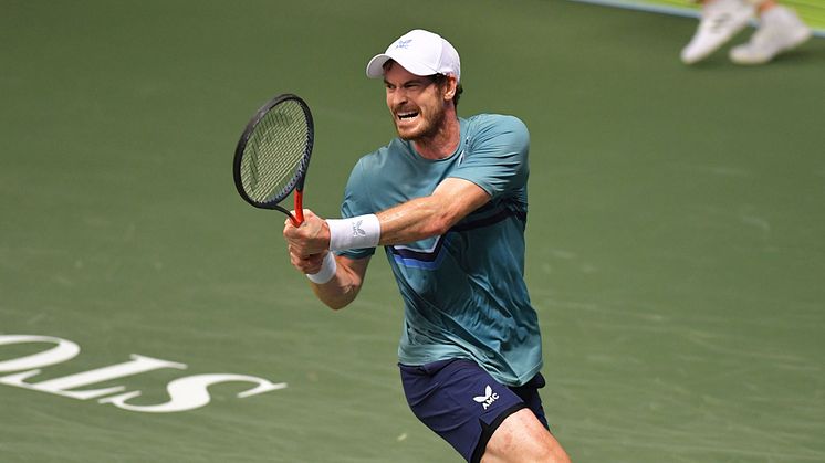 Andy Murray at Stockholm Open