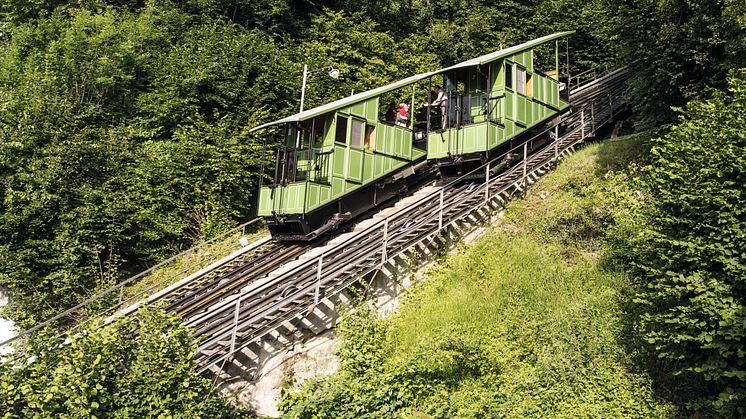 Funiculaire in Fribourg 