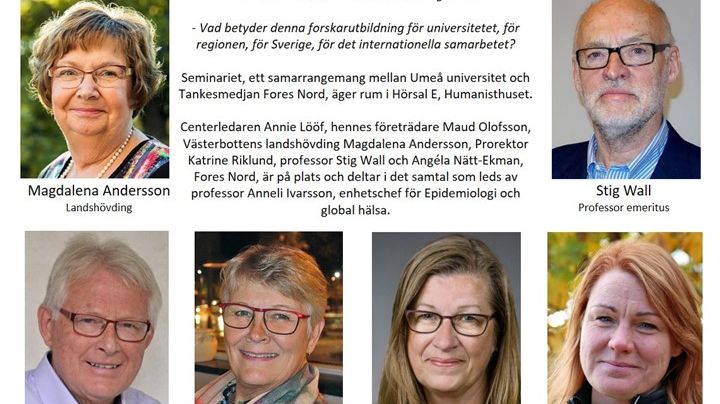 Centerledare och universitetet i panelsamtal om stöd för internationell doktorandutbildning