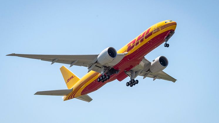 DHL Express' nye Boeing 777 fly