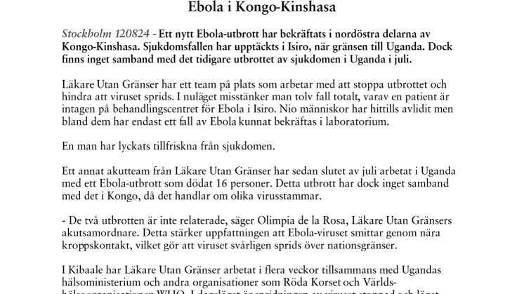 Ebola i Kongo-Kinshasa