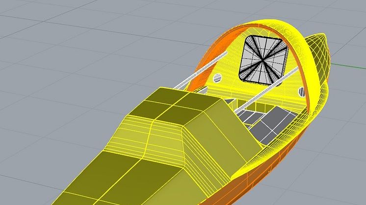 Image - Ocean Signal - A rendering of the Antrim-designed ocean rowboat to be built by James Betts Enterprises for Lia Ditton