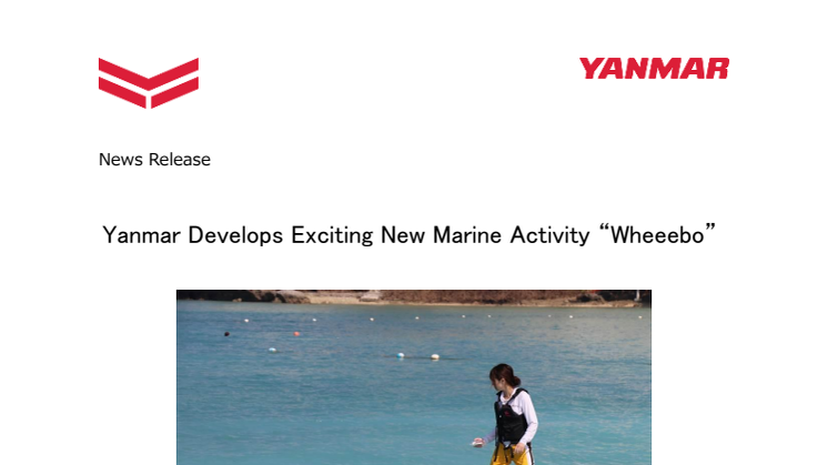 Yanmar Develops Exciting New Marine Activity “Wheeebo”