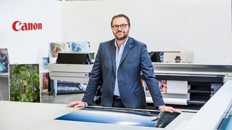 Michele Tuscano, European Production Partner og LFG Direct Sales Director, Canon EMEA