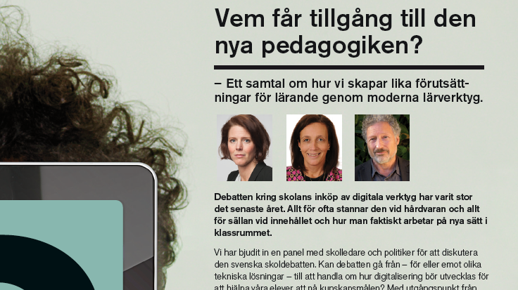 Netsmart i Almedalen - Vem får tillgång till den nya pedagogiken?