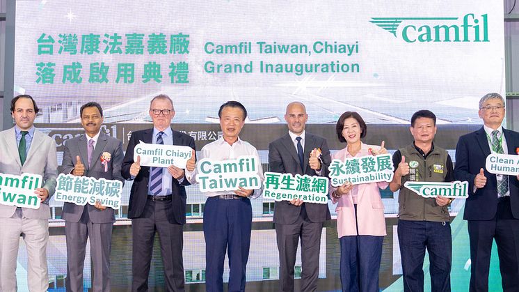 Camfil Opens the World's Largest AMC Air Filter Regeneration Service Center in Chiayi, Taiwan