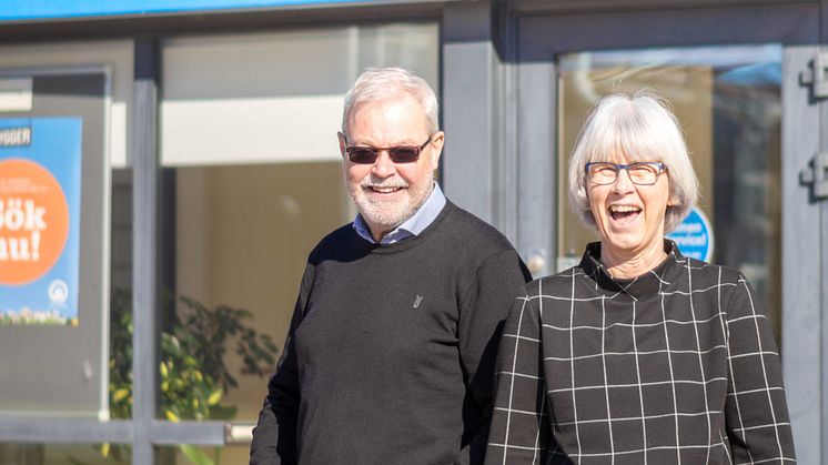 Bertil Svensson och Eva Rubin fyller båda 65 i år och lämnar ABK i april för livet som pensionärer.