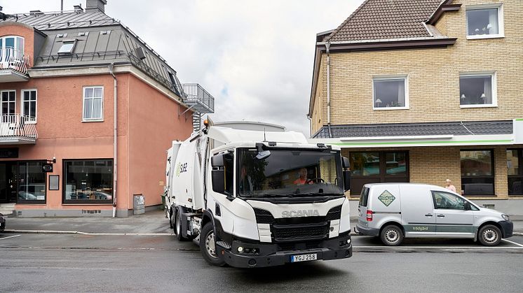 Scania L-Baureihe in der Stadt