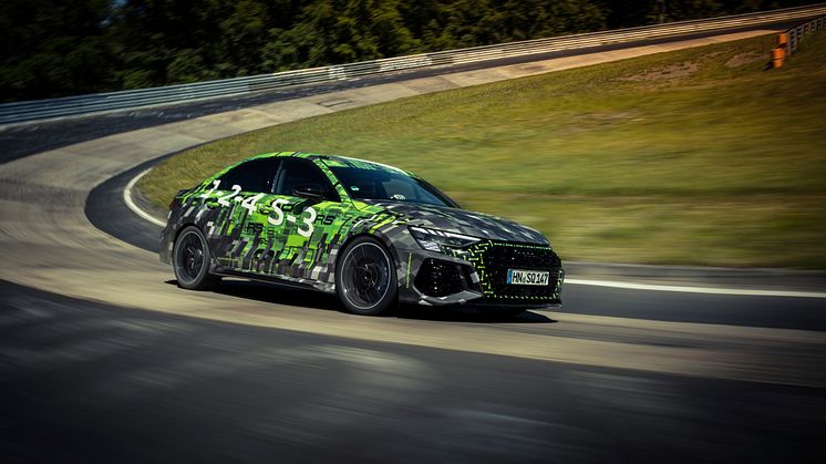 Audi RS 3 introduceres i Danmark med ny rekord på Nürburgring i bagagen