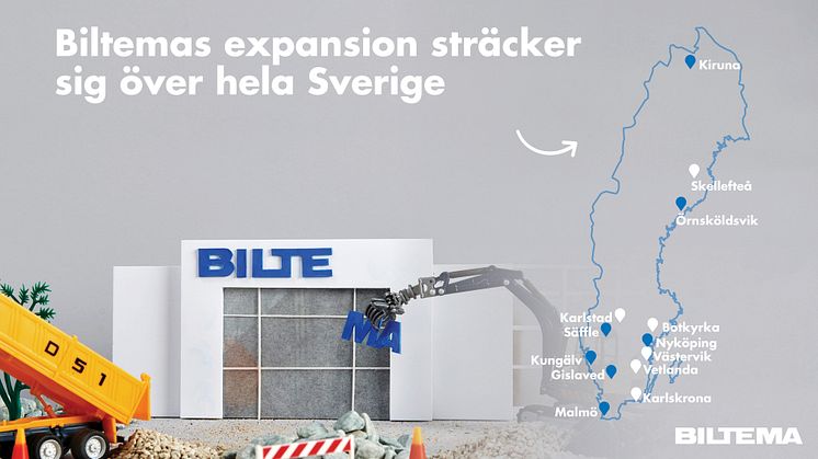 Biltema satsar starkt på expansion i Sverige