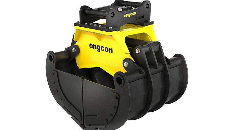 Engcon oppgraderer sorteringsklypene – tilpasses for den nye generasjonen tiltrotatorer og gravemaskiner
