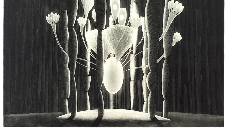 Shigeo Risho, Duften av spirende frø, 1999. Del av Trondheim kunstmuseums samling. 