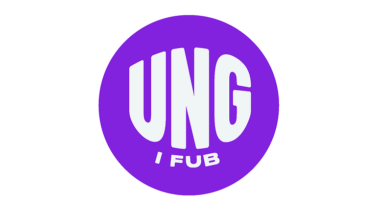 Ung i FUB-logotyp-rund-lila med utrymme runt om