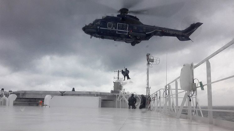 Scandlines indvier helikopterplatform på M/F Berlin