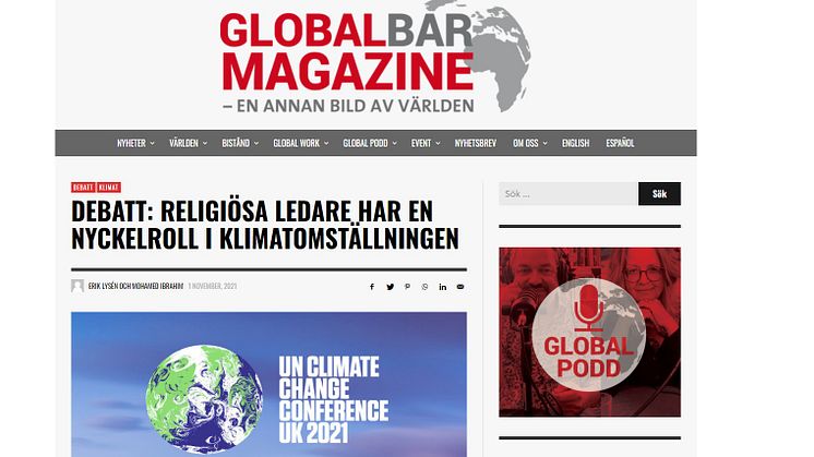 GlobalBar den 1 november 2021