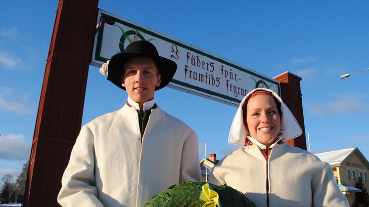 Kransmas och kranskulla i Vasaloppet 2011