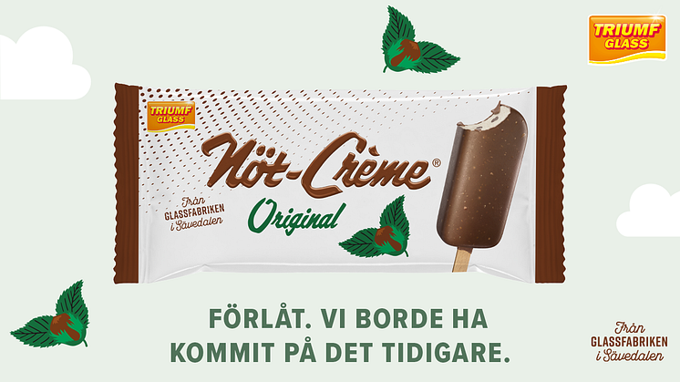 Nöt-Créme glass