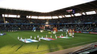 Invigningen av UEFA U-21 EM på Gamla Ullevi