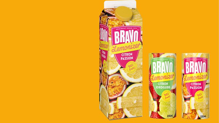Bravo Lemonizer i ny smak och nytt format.