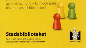 Spela spel! Kul familjehelg på Stadsbiblioteket 2-3 okt