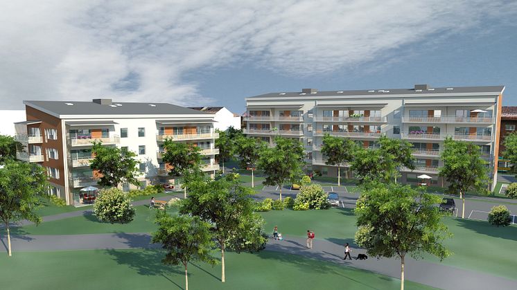 Försäljningen igång av HSBs tredje etapp på Ljurafältet i Norrköping