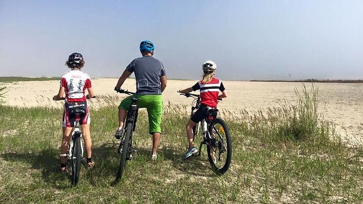 Det finns gott om fina cykelleder och -stigar runt Piteå för härliga naturupplevelser.      Foto Ann-Sofie Boman