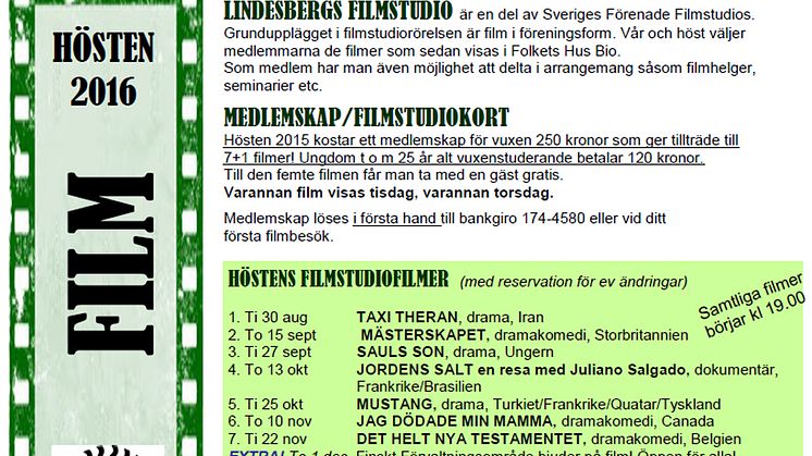 Lindesbergs Filmstudio på Lindessjön Runt Dagen