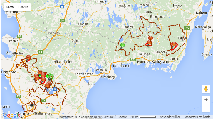 Allvarliga störningar efter stormen Gorm