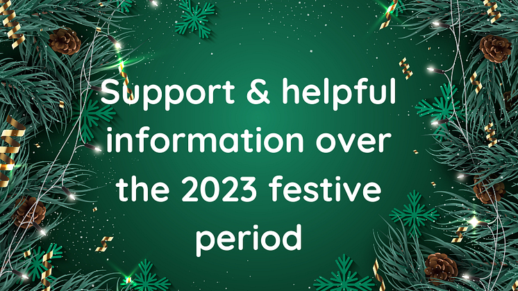 Local support and helpful information for the 2023 holiday period