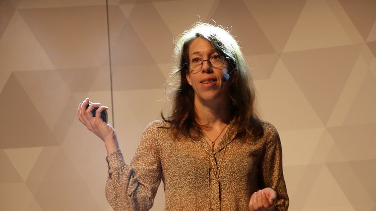 Medgrundaren Johanna Björklund, prisad techentreprenör.