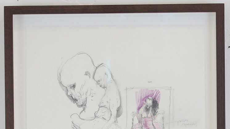 22 samtidskunstværker udbydes på auktion til fordel for Børns Vilkår, bl.a. en origininaltegning af Kvium