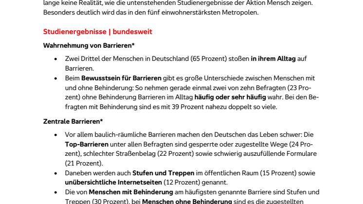 #OrteFürAlle - Faktenblatt Barrierefreiheit