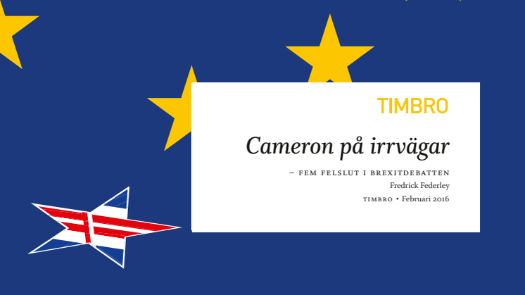 Ny rapport: Cameron utmanar EU:s grundläggande värden, menar Fredrick Federley (C)