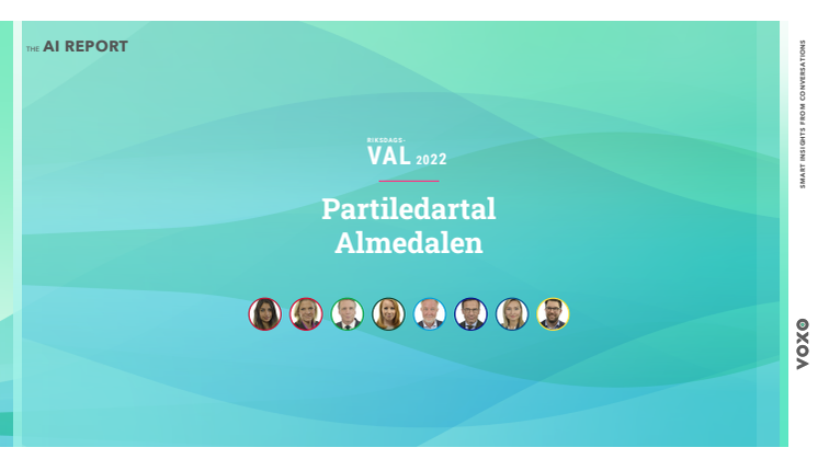 Partiledartal Almedalen, Val 2022 – The AI Report