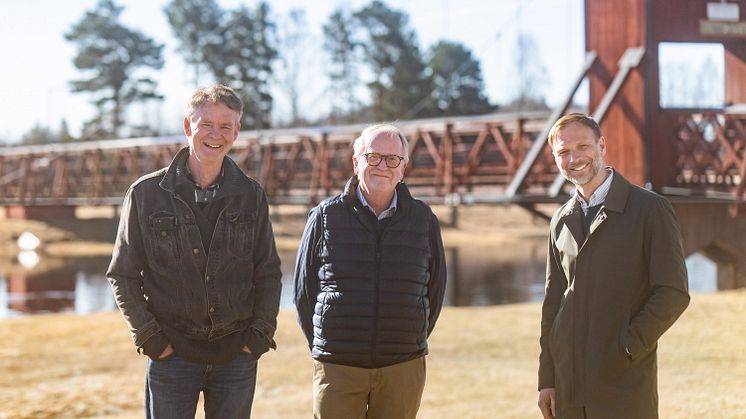 Trygve Wålstedt, Bo Lundgren och Björn Rinstad.