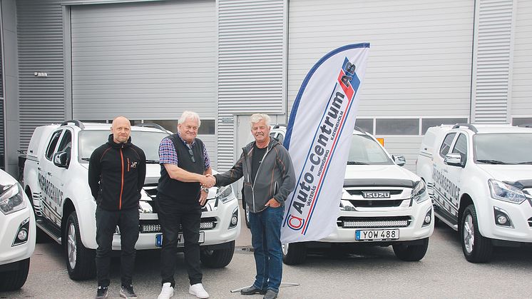 JH Spårservice nöjda med sina Isuzu-pickuper