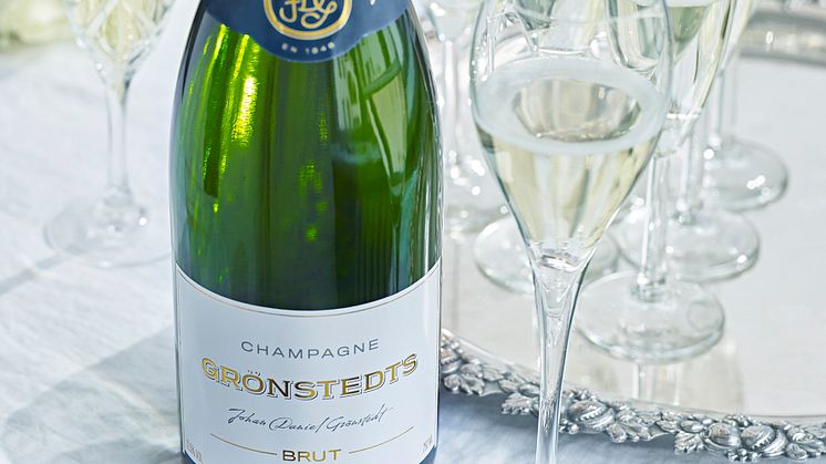 Grönstedts lanserar champagne lagom till nyår 
