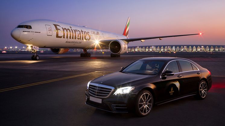 Emirates och Mercedes-benz utökar sitt samarbete.