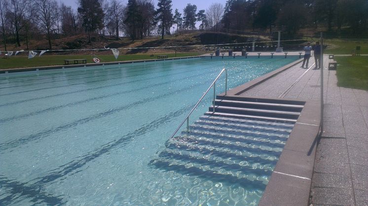 Gratis bad på Hjortensbergsbadet under sommarsäsongen