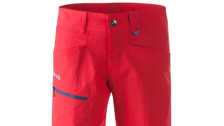 Utne Lady Pirate Pants - Hot Red/Dusty Blue