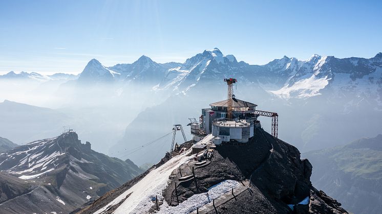 Das Grossprojekt SCHILTHORNBAHN 20XX macht auch vor dem Gipfelgebäude auf dem Schilthorn nicht Halt