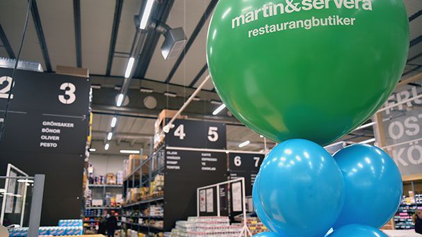 Interiör Martin & Servera Restaurangbutik Årsta