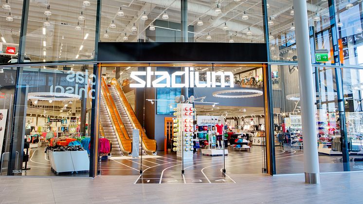 Stadium öppnar ny butik i Kungens Kurva